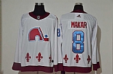Avalanche 8 Cale Makar White 2020-21 Reverse Retro Adidas Jersey,baseball caps,new era cap wholesale,wholesale hats